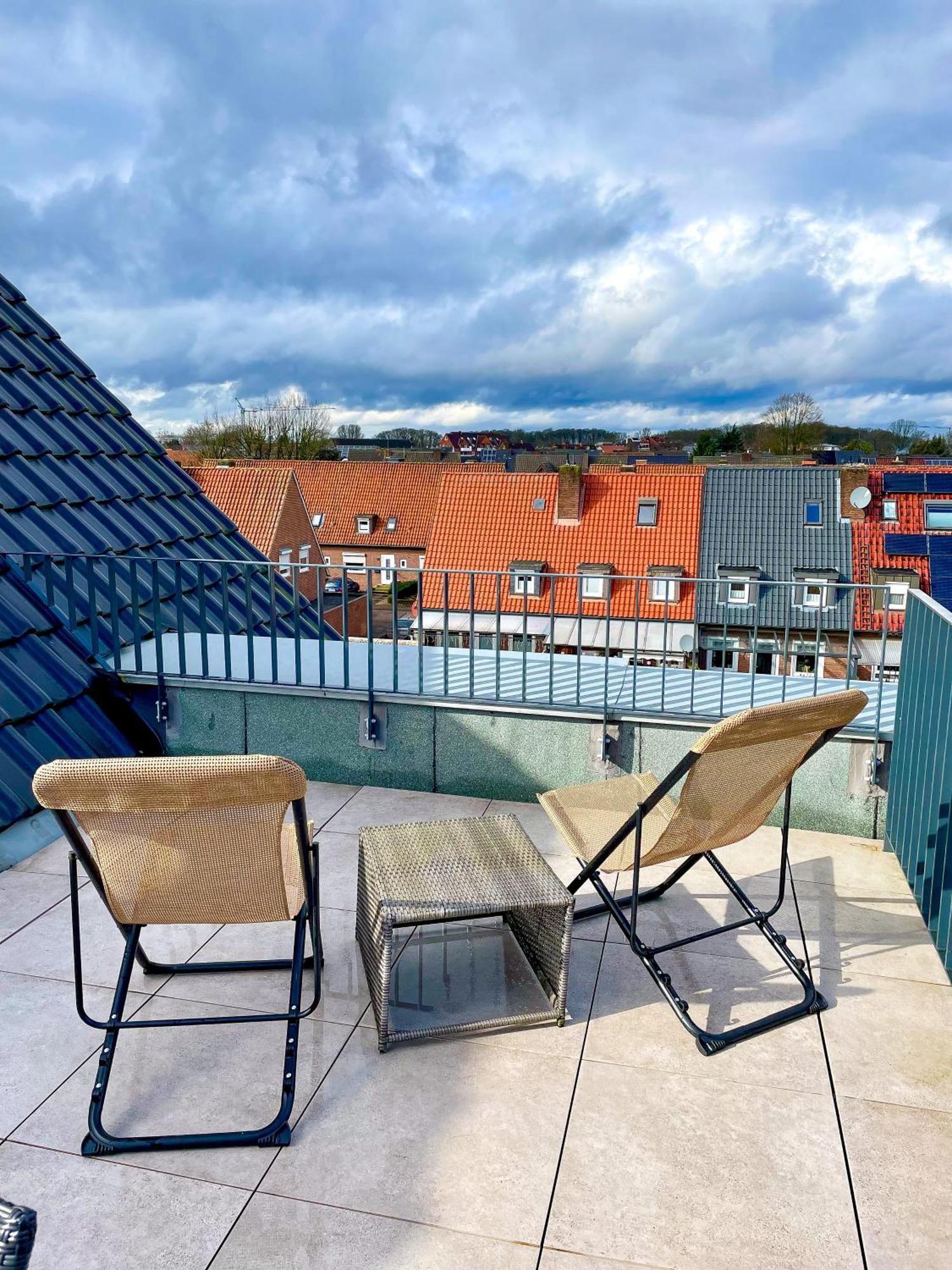 Ahaus: Stadtoase Mit Terrasse & Privater Garage Bagian luar foto