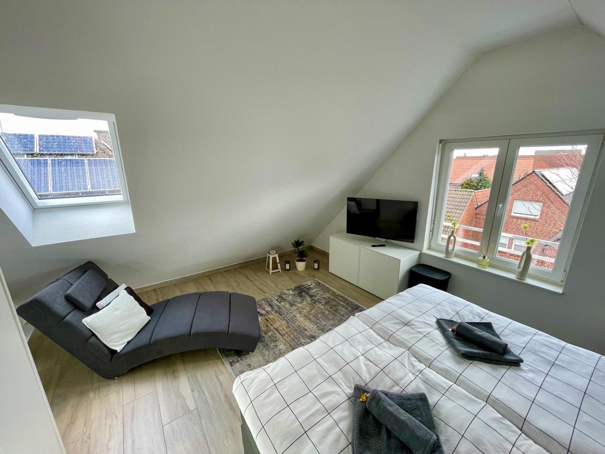 Ahaus: Stadtoase Mit Terrasse & Privater Garage Bagian luar foto